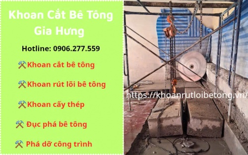 Cắt bê tông tại Tân Uyên thi công nhanh chóng