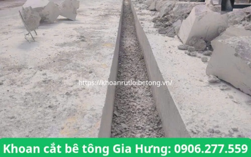 Cắt đục bê tông tại long an thi công nhanh chóng