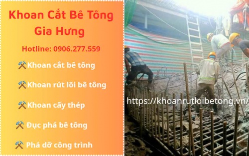 Đục phá bê tông tại Bến Cát nhanh chóng, giá rẻ