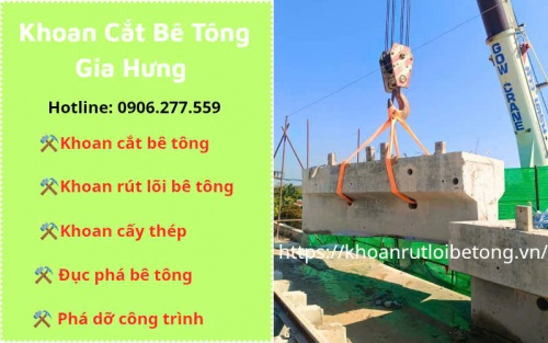 Khoan cắt bê tông Đồng Nai uy tín chuyên nghiệp