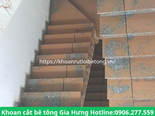 Cắt cầu thang bộ làm thang máy tại tphcm uy tín số 1