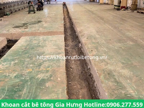 Thi công cắt đục bê tông tại Bình Dương chuyên nghiệp