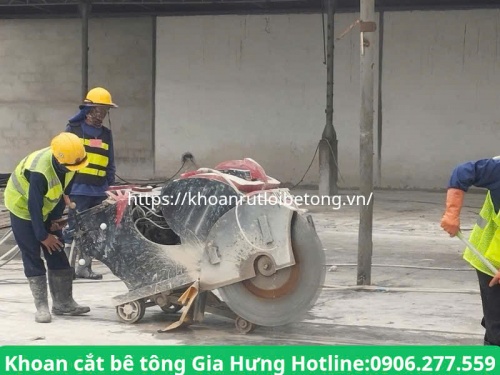 Khoan cắt bê tông tại Đức Hòa uy tín, chuyên nghiệp