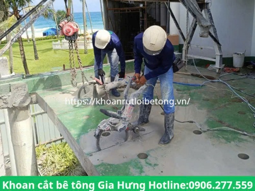 Khoan cắt bê tông tại phú nhuận thi công chuyên nghiệp