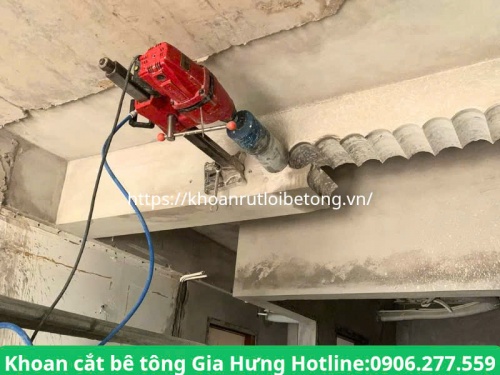 Khoan rút lõi bê tông quận 12 uy tín, giá tốt