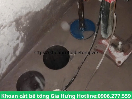 Khoan rút lõi bê tông quận tân bình thi công chuyên nghiệp