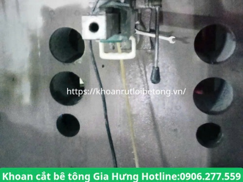 Khoan rút lõi tường, đà, vách bê tông tại dĩ an chuyên nghiệp