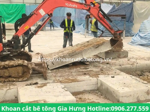 Khoan cắt bê tông tại Long An uy tín