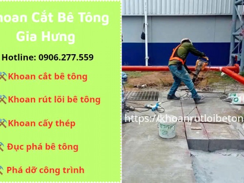 Khoan cắt bê tông Đồng Nai uy tín