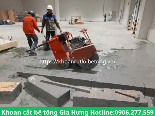 Khoan cắt bê tông tại Hóc Môn chuyên nghiệp