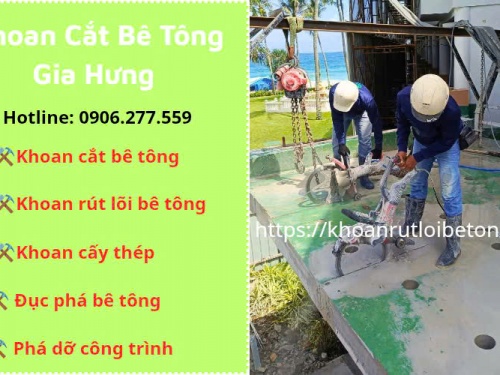 Khoan cắt bê tông tại Tân Uyên