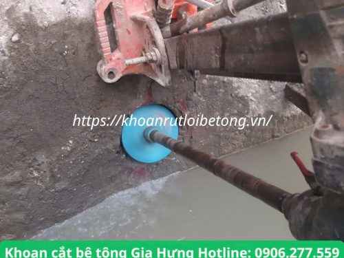 Khoan rút lõi bê tông tại Long Thành
