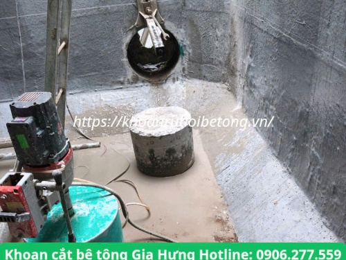 Khoan rút lõi bê tông Quận 8