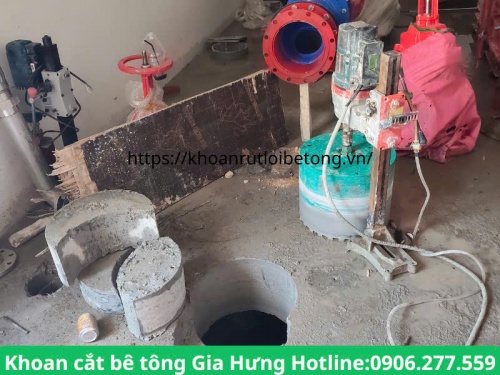 Khoan rút lõi bê tông huyện Bình Chánh