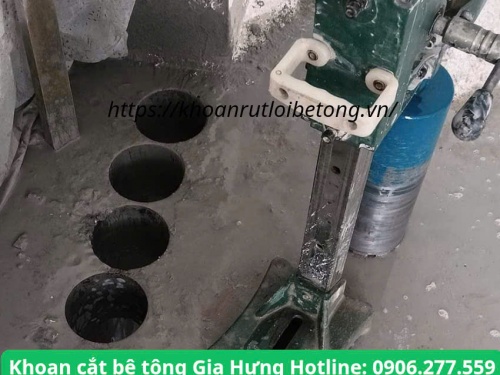 Khoan rút lõi bê tông Củ Chi