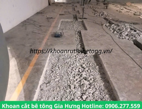 Đục phá bê tông tại Đức Hòa uy tín nhất