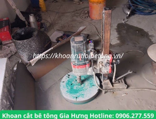Thi công khoan rút lõi bê tông quận tân phú uy tín, chuyên nghiệp